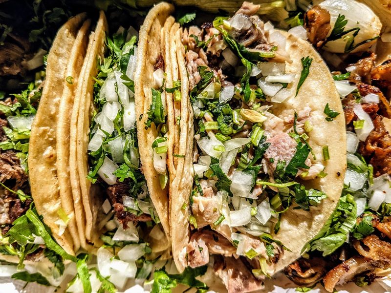 Tacos El Bronco food