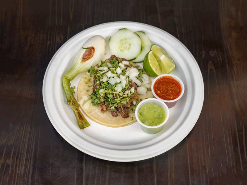Tacos El Bronco food